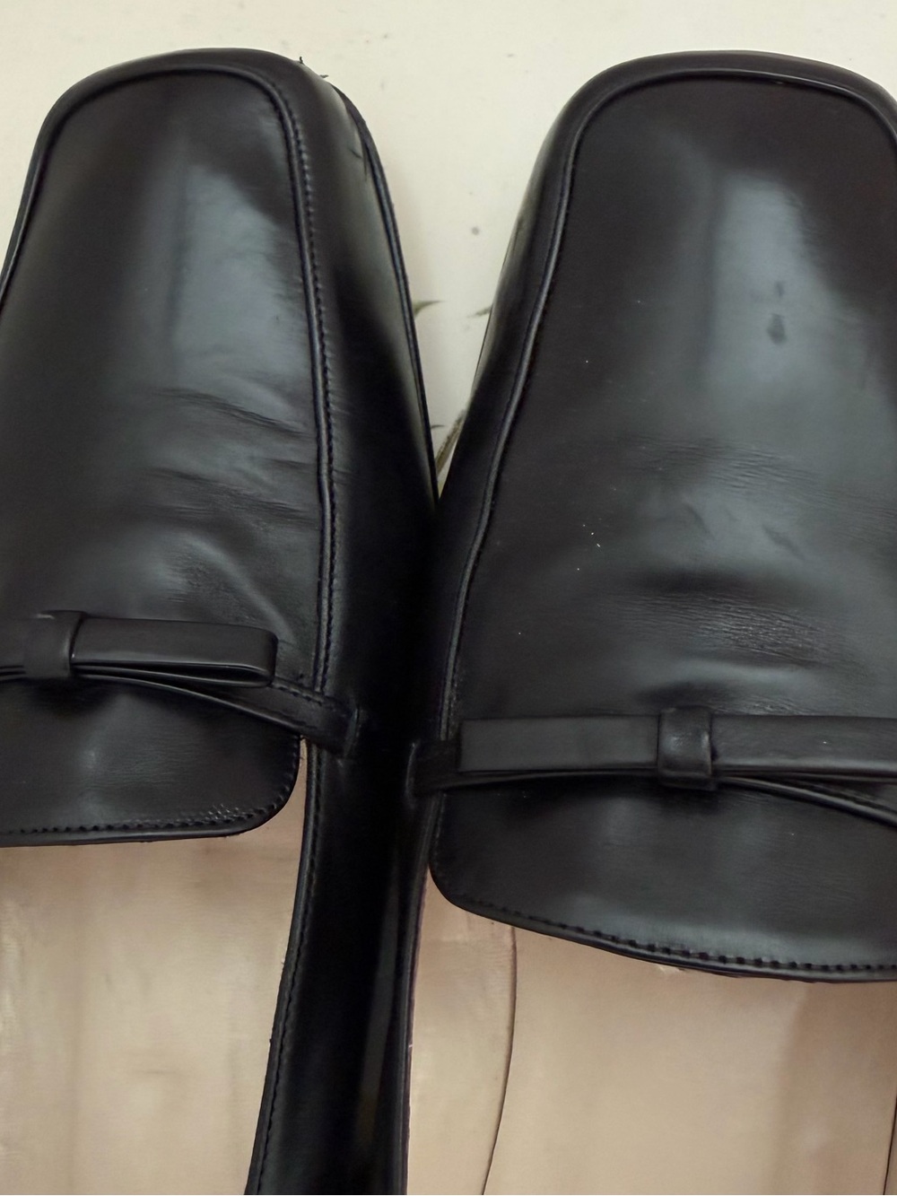 Coach Black Leather Loafers - Picture 7 of 9